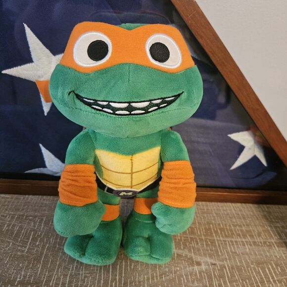 Teenage Mutant Ninja Turtles TMNT plush Gift Collectible Michelangelo NWOT - Picture 1 of 6